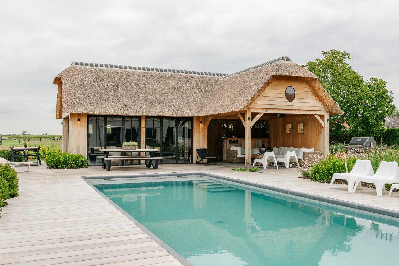 Betonnen zwembad in Oedelem